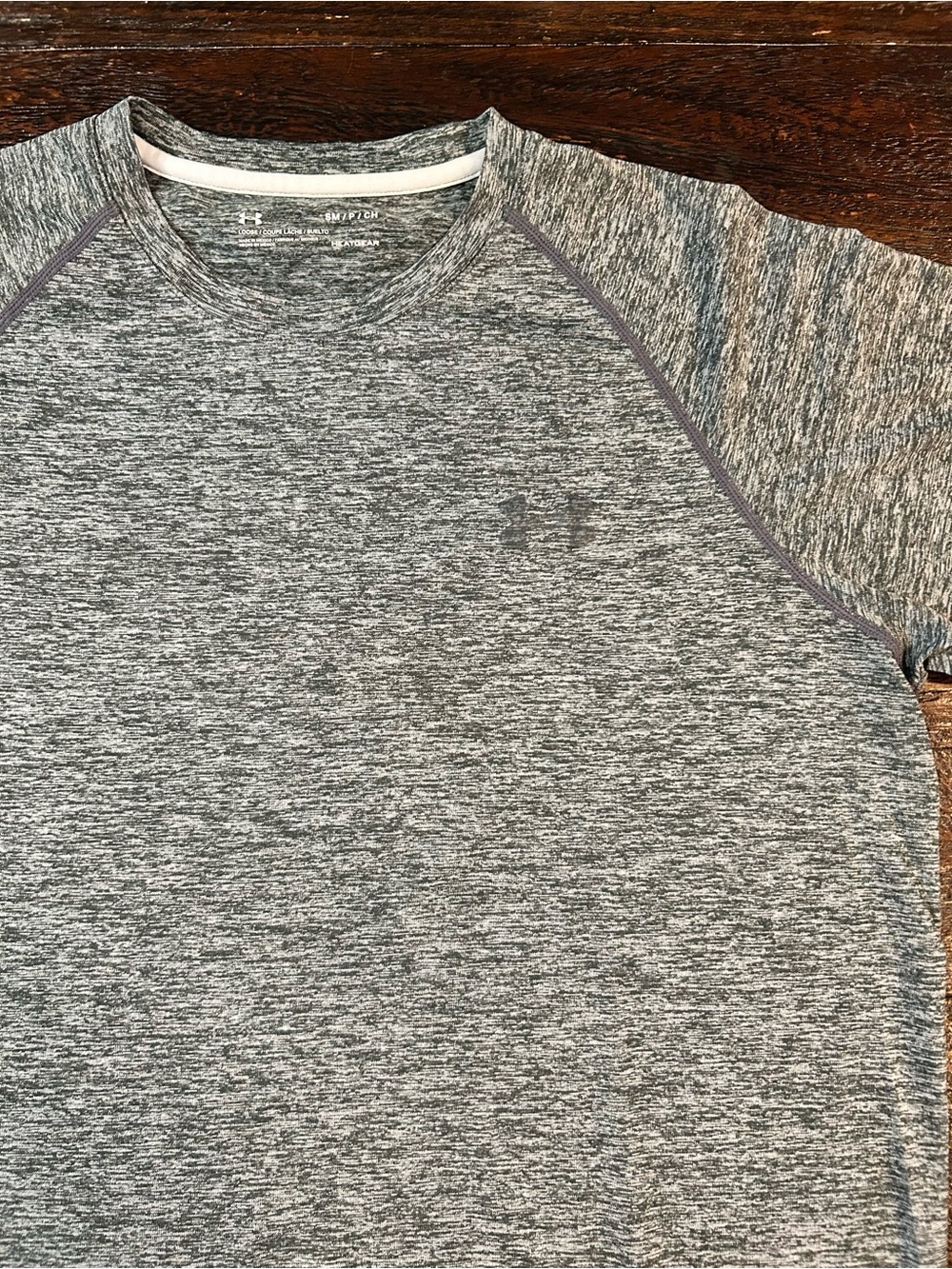 Under Armour Men's Short Sleeve Tech Tee Bundle - Olive Green & Heather Gray - Picture 11 of 15